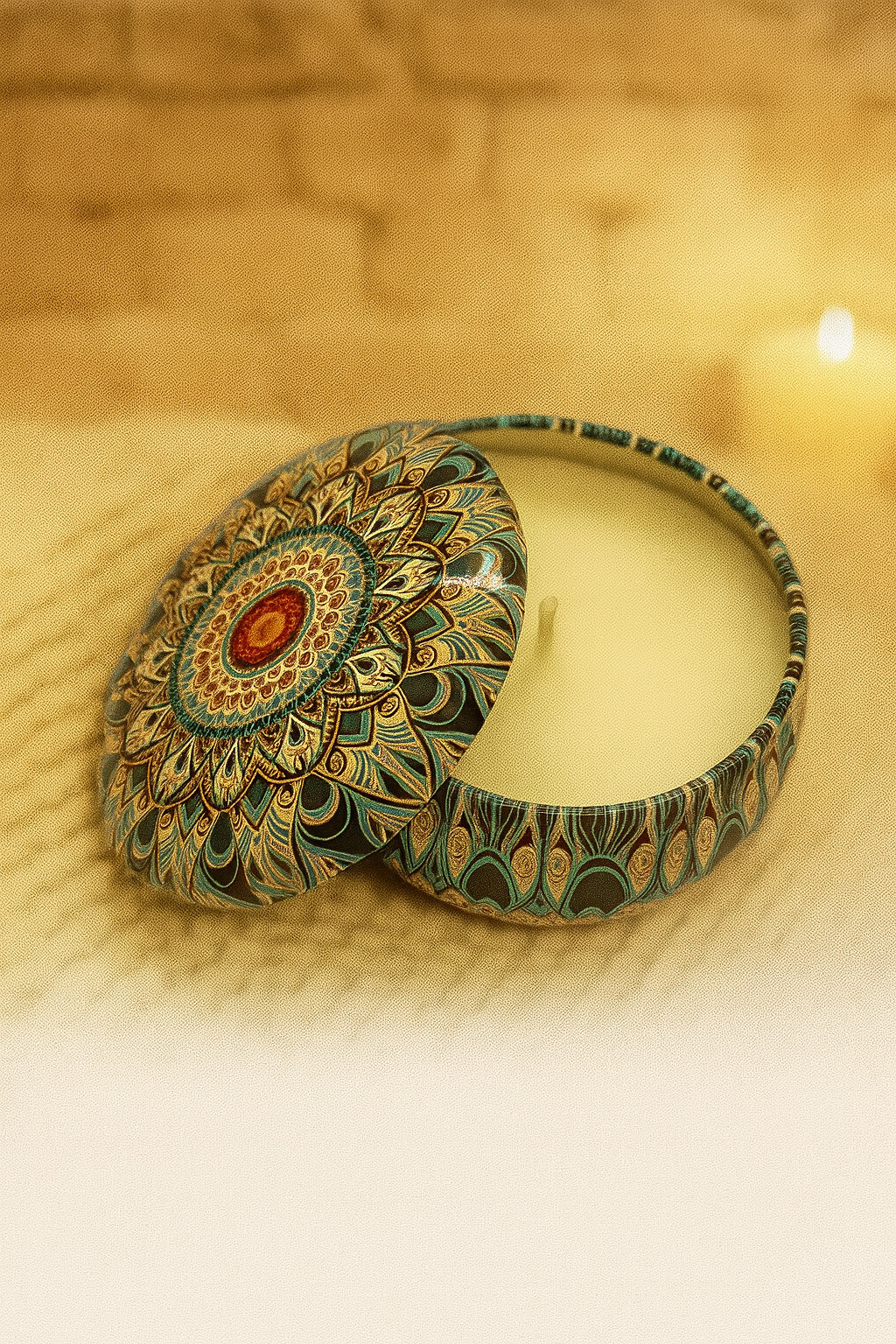 Earth Luxe Musk Scented Candle – 60g