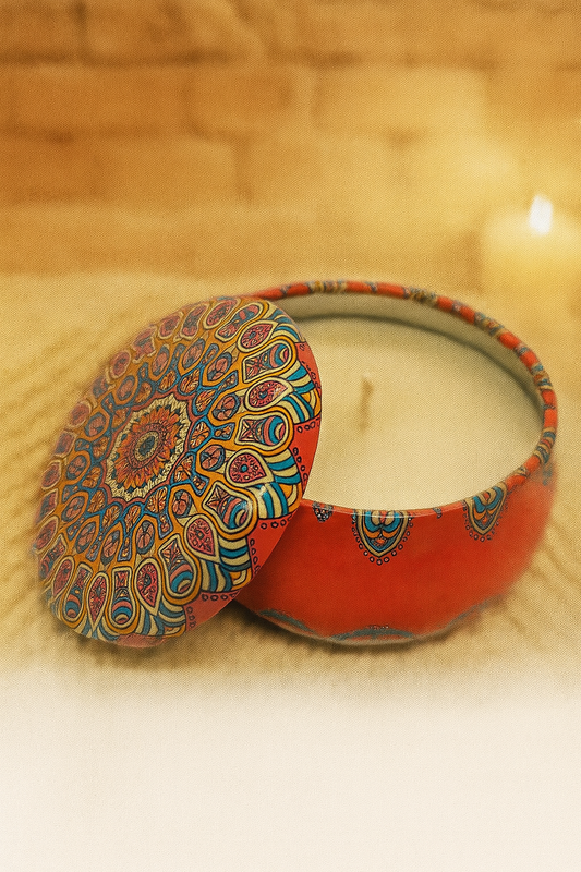 Boho Bloom Musk Scented Candle – 60g